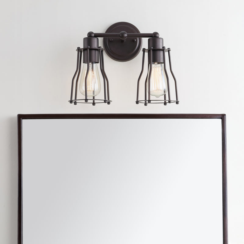 Jonathan Y Florence 12.5" 2-light Metal Vanity Light