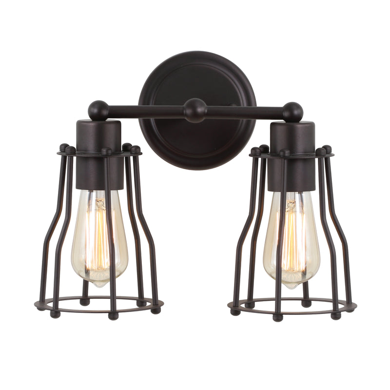 Jonathan Y Florence 12.5" 2-light Metal Vanity Light