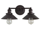 Jonathan Y July 17.5" 2-light Metal Vanity Light
