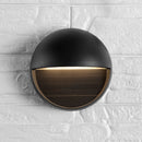 Jonathan Y Orbe 6.25" Outdoor Metal/Glass Integrated LED Sconce