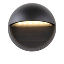 Jonathan Y Orbe 6.25" Outdoor Metal/Glass Integrated LED Sconce