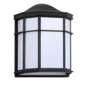 Jonathan Y Henry 9.7" Outdoor Frosted Acrylic/Metal Integrated LED Sconce