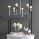 Jonathan Y Turing 17.75" Adjustable Height Metal LED Pendant