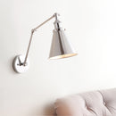 Jonathan Y Rover 7" Adjustable Arm Metal LED Wall Sconce