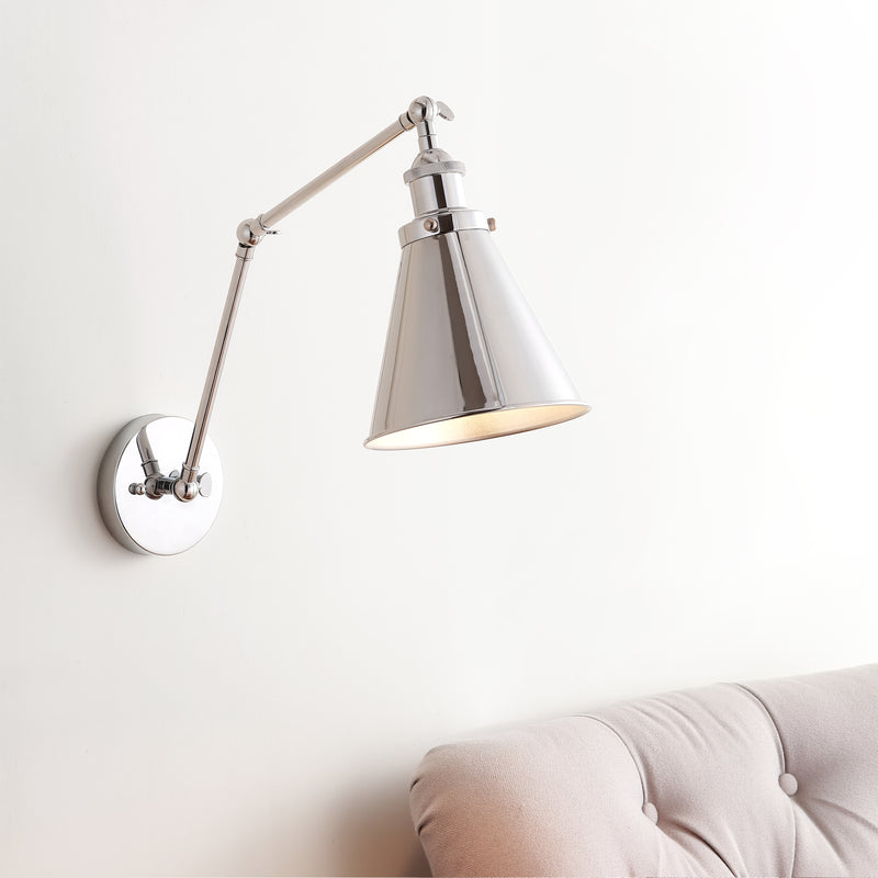 Jonathan Y Rover 7" Adjustable Arm Metal LED Wall Sconce