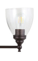 Jonathan Y Marais 22.5" 3-Light Metal/Glass LED Wall Sconce