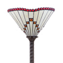 Jonathan Y Smith Tiffany-Style 70.5" Torchiere LED Floor Lamp