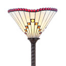 Jonathan Y Smith Tiffany-Style 70.5" Torchiere LED Floor Lamp