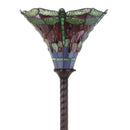 Jonathan Y Dragonfly Tiffany-Style 71" Torchiere Floor Lamp