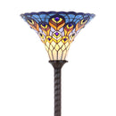 Jonathan Y Peacock Tiffany-Style 70" Torchiere LED Floor Lamp