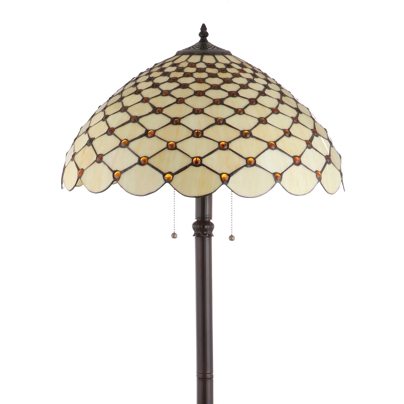 Jonathan Y Lee Tiffany-Style 62" LED Floor Lamp