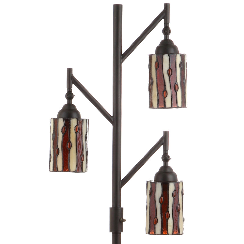Jonathan Y Clark Tiffany-Style 71" Multi-Light LED Floor Lamp