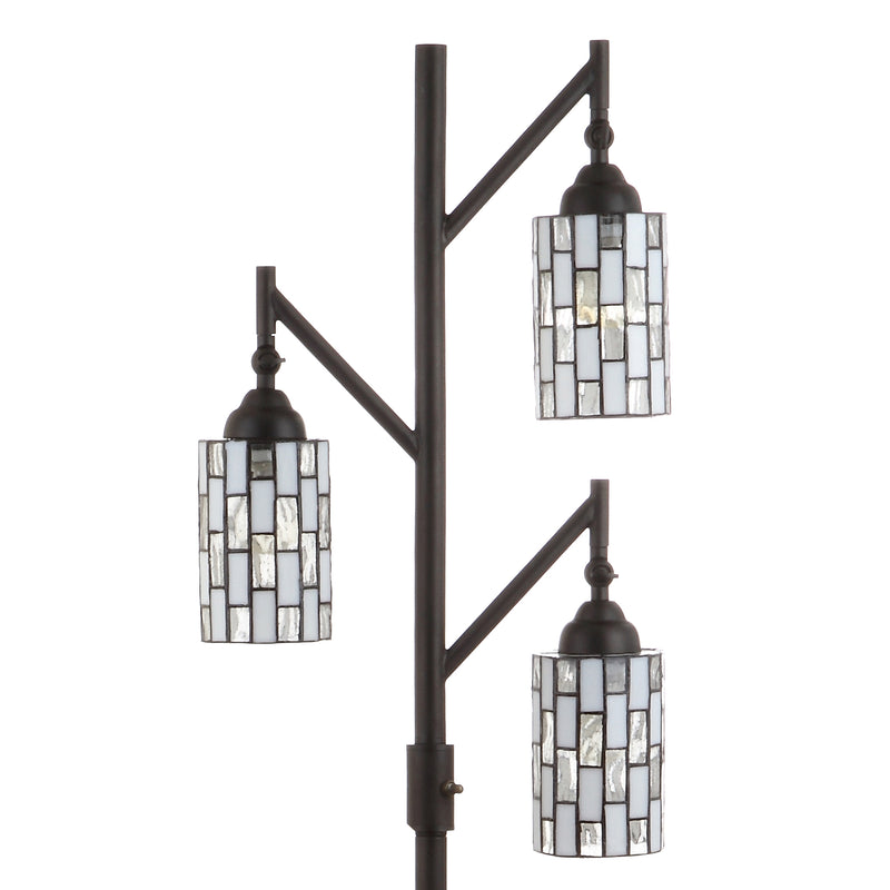 Jonathan Y Lewis Tiffany-Style 71" Multi-Light LED Floor Lamp