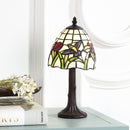 Jonathan Y Hummingbird Tiffany-Style 12" LED Table Lamp