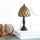 Jonathan Y Campbell Tiffany-Style 12.5" LED Table Lamp