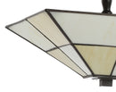 Jonathan Y Juliana 15.7" Tiffany-Style Glass/Metal LED Semi-Flush Mount
