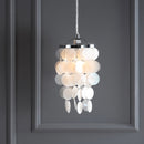 Jonathan Y Cayla 7" Seashell LED Chandelier Pendant