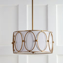 Jonathan Y Violetta 3-Light 19" Metal LED Pendant