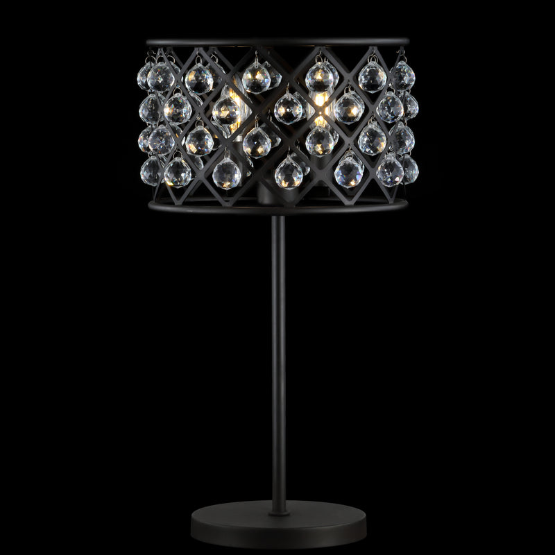 Jonathan Y Gabrielle 22.5" Metal/Crystal LED Table Lamp