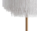 Jonathan Y Coco 27.5" Fringed/Metal LED Table Lamp