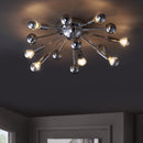 Jonathan Y Copernicus 20" 7-Light Metal LED Flush Mount