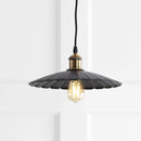 Jonathan Y Lotus 12.25" Adjustable Metal LED Pendant