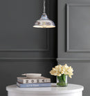 Jonathan Y Nira 9.75" Adjustable 3D Color Burst Glass/Metal Pendant