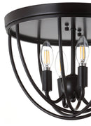 Jonathan Y Peter 13.75" Metal LED Flush Mount