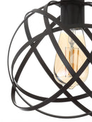 Jonathan Y Alba 8.5" Orb Metal LED Flush Mount