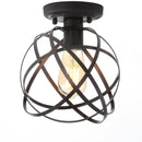 Jonathan Y Alba 8.5" Orb Metal LED Flush Mount