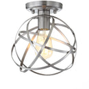 Jonathan Y Alba 8.5" Metal Orb LED Flush Mount