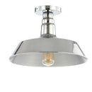 Jonathan Y Cassidy 14" Metal LED Semi-Flush Mount