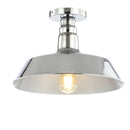 Jonathan Y Cassidy 14" Metal LED Semi-Flush Mount