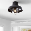 Jonathan Y Cameron 13" Metal LED Semi-Flush Mount