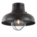Jonathan Y Cameron 13" Metal LED Semi-Flush Mount