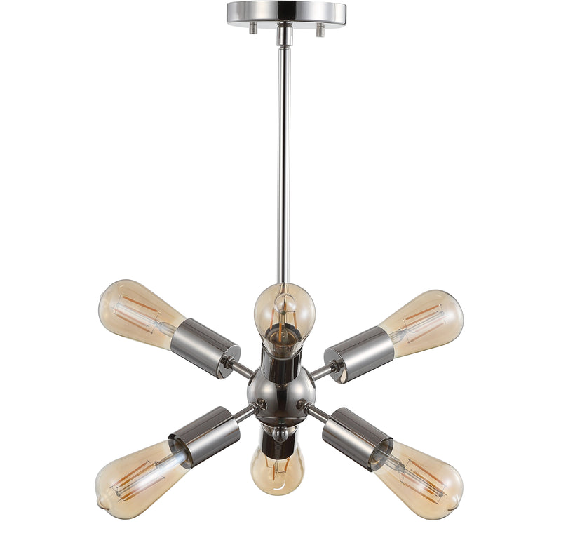 Jonathan Y Jobs 17.5" Sputnik Metal LED Pendant