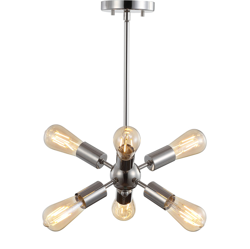 Jonathan Y Jobs 17.5" Sputnik Metal LED Pendant