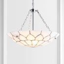 Jonathan Y Bailey 23.5" Adjustable Marble/Metal LED Pendant