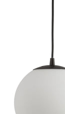 Jonathan Y Bleecker 7.75" Metal/Glass Globe LED Pendant