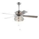 Jonathan Y Crista 52" 3-Light Metal/Wood LED Ceiling Fan