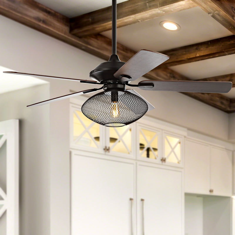 Jonathan Y Clift 52" 1-Light Mid-century LED Ceiling Fan With Remote