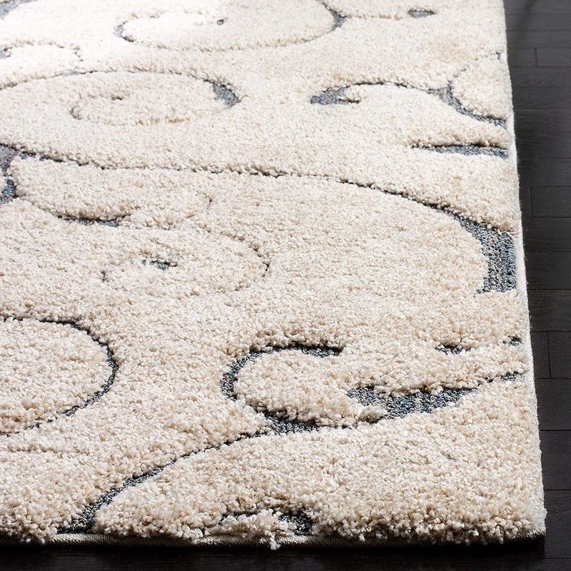 Safavieh Florida Shag Collection Scrolling Vine Graceful Swirl