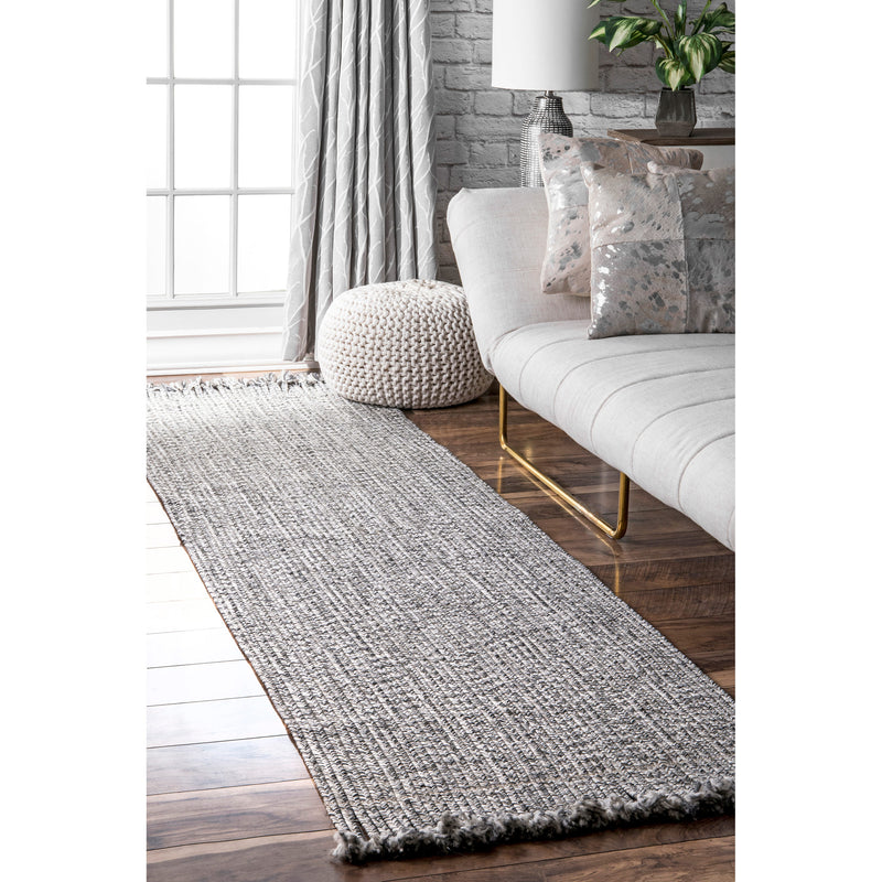 nuLOOM Braided Courtney Tassel Indoor/Outdoor Area Rug