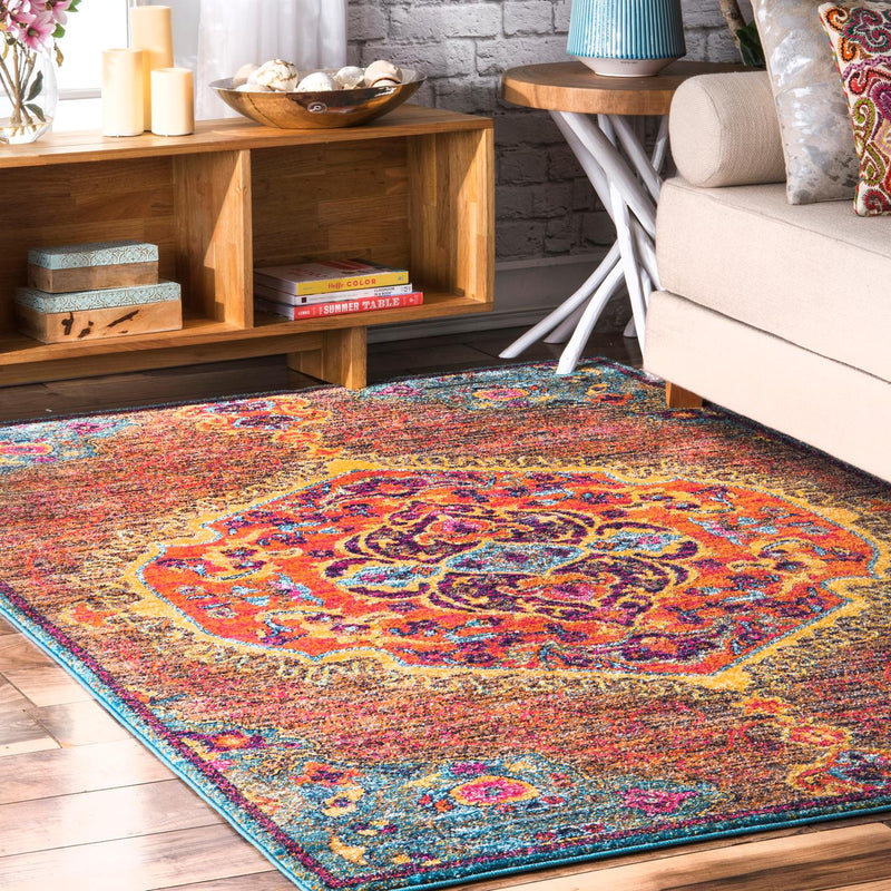 nuLOOM Vintage Medallion Maranda Area Rug