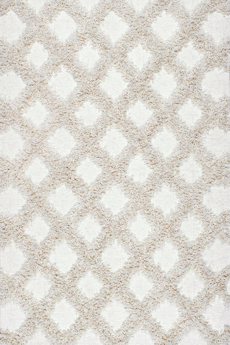 nuLOOM Francene Diamond Trellis Shaggy Area Rug