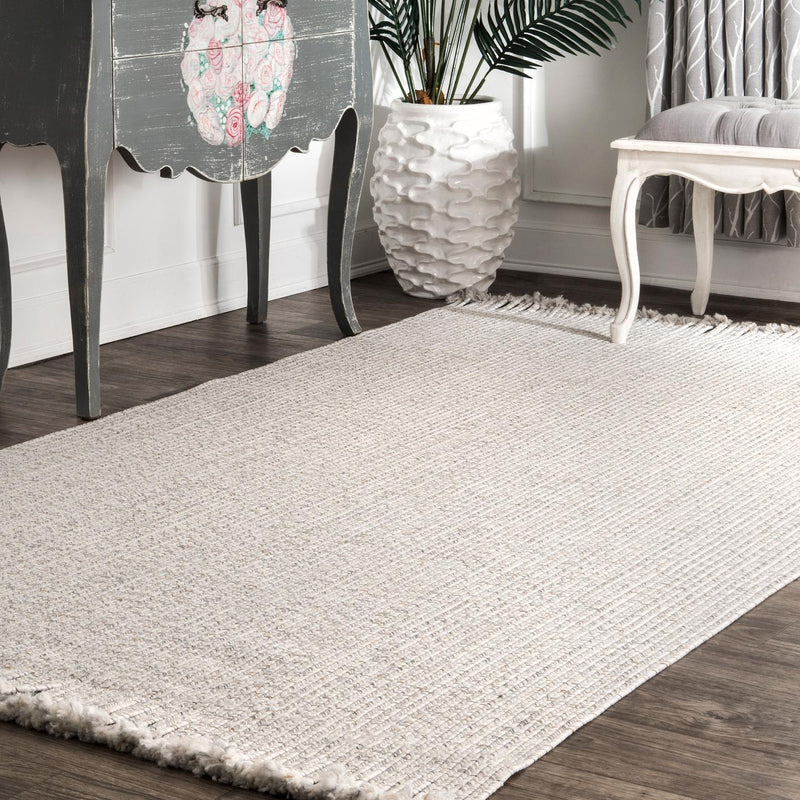 nuLOOM Braided Courtney Tassel Indoor/Outdoor Area Rug