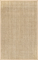 nuLOOM Hesse Checker Weave Seagrass Indoor/Outdoor Area Rug