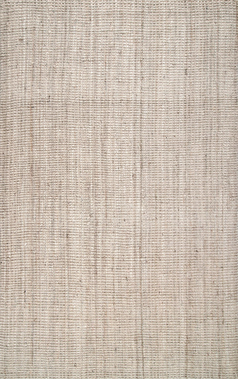 nuLOOM Ashli Solid Jute Area Rug