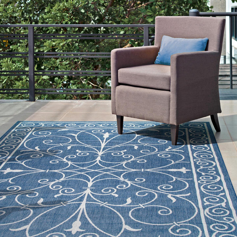 nuLOOM Machine Made Kathleen Outdoor Krem Area Rug