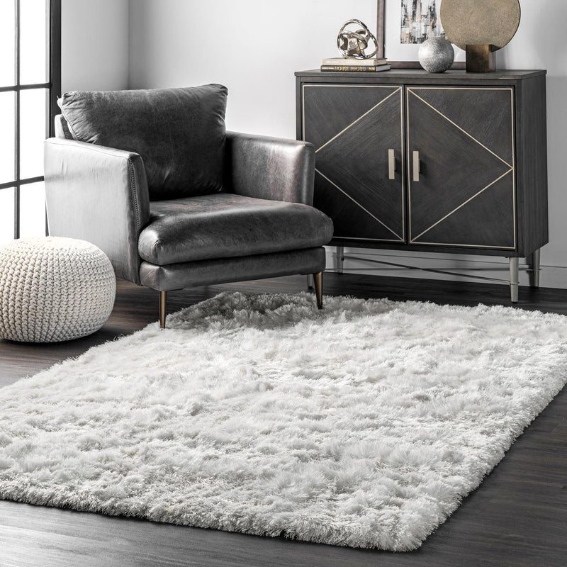 nuLOOM Hand Woven Latonia Silken Shaggy Area Rug